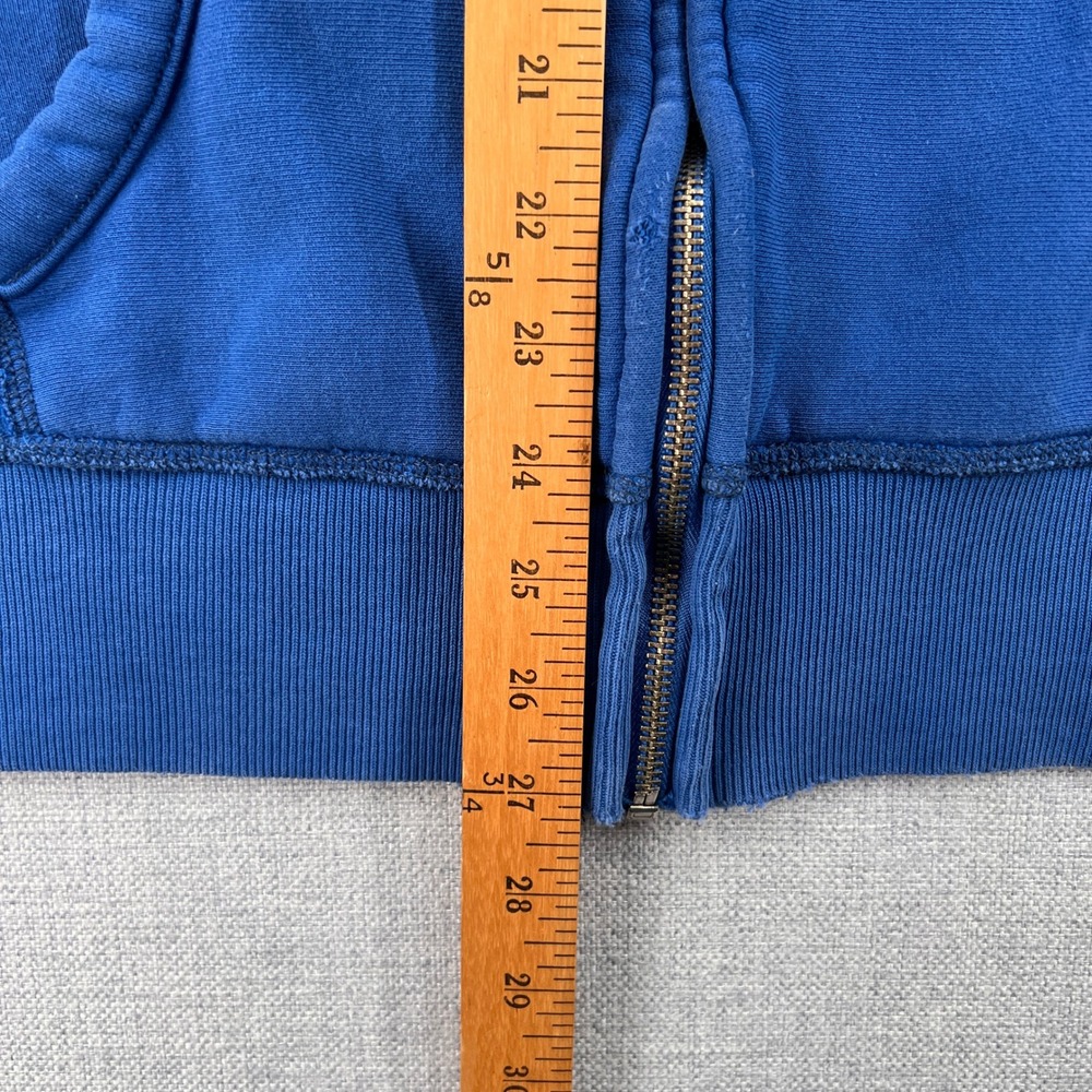 VTG Y2K Hollister So Cal Malibu Beach Full Zip Hoodie Women XL Blue Coastal Fade - Picture 9 of 11
